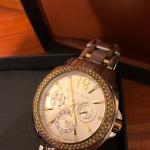 Two toned women’s  Michael Kors watch